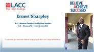 Ernest Sharpley - AA - Human Services Addiction Studies