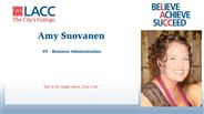 Amy Suovanen - ST - Business Administration