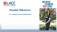 Natalia Tokareva - AA - Natural Sciences and Mathematics