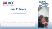 Jose Villatoro - ST - Administration of Justice