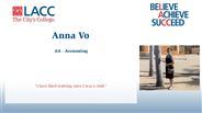 Anna Vo - AA - Accounting