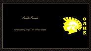 Aneesha Freeman - Graduating Top Ten of her class 