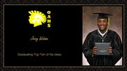 Jerry Watson - Graduating Top Ten of his class 