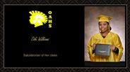 Oshi Williams - Salutatorian of her class