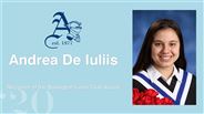 Andrea De Iuliis - Recipient of the Burlington Lions Club Award