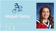 Abigail Gatza - Recipient of the Asssumption School Council Award