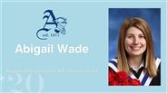 Abigail Wade - Recipient of the Karina Gould M.P Citizenship Award