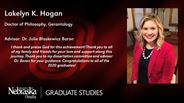 Lakelyn K. Hogan - Doctor of Philosophy - Gerontology 