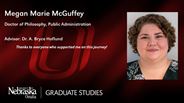 Megan Marie McGuffey - Doctor of Philosophy - Public Administration 
