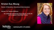 Kristen Sue Abueg - Doctor of Education - Educational Administration 