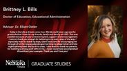 Brittney L. Bills - Doctor of Education - Educational Administration 
