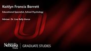 Kaitlyn Francis Barrett - Educational Specialist - School Psychology 