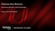 Clarissa Ann Reimers - Educational Specialist - School Psychology 