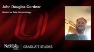 John Douglas Gardner - Master of Arts - Gerontology 