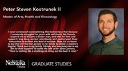 Peter Steven Kostrunek II - Master of Arts - Health and Kinesiology 
