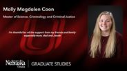 Molly Magdalen Coon - Master of Science - Criminology and Criminal Justice 