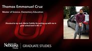 Thomas Emmanuel Cruz - Master of Science - Elementary Education 
