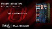 Marianna Louise Foral - Master of Science - Urban Studies 