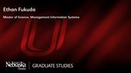 Ethan Fukuda - Master of Science - Management Information Systems 