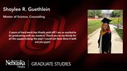 Shaylee R. Guethlein - Master of Science - Counseling 