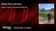 Kellon Paul Johnson - Master of Science - Educational Leadership 