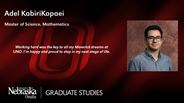 Adel KabiriKopaei - Master of Science - Mathematics 