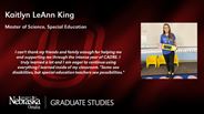 Kaitlyn LeAnn King - Master of Science - Special Education 