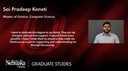 Sai Pradeep Koneti - Master of Science - Computer Science 
