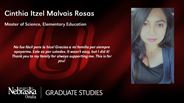 Cinthia Itzel Malvais Rosas - Master of Science - Elementary Education 