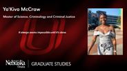 Ya'Kiva McCraw - Master of Science - Criminology and Criminal Justice 