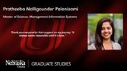 Pratheeba Nalligounder Palanisami - Master of Science - Management Information Systems 