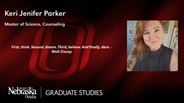 Keri Jenifer Parker - Master of Science - Counseling 