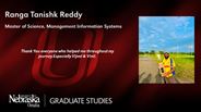 Ranga Tanishk Reddy - Master of Science - Management Information Systems 