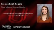 Monica Leigh Rogers - Master of Science - Elementary Education 