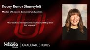 Kacey Ranae Shaneyfelt - Master of Science - Elementary Education 