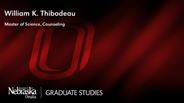 William K. Thibodeau - Master of Science - Counseling 