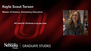 Kayla Scout Torson - Master of Science - Elementary Education 