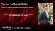Thomas Hollibaugh Walker - Master of Science - Management Information Systems 