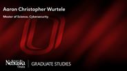 Aaron Christopher Wurtele - Master of Science - Cybersecurity 