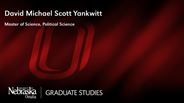 David Michael Scott Yankwitt - Master of Science - Political Science 