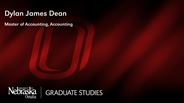 Dylan James Dean - Master of Accounting - Accounting 