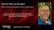 Damon Marcus Douglas - Master of Business Administration - Business Administration 