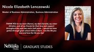 Nicole Elizabeth Lenczowski - Master of Business Administration - Business Administration 