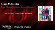 Logan M. Mendez - Master of Business Administration - Business Administration 
