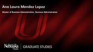Ana Laura Mendez Lopez - Master of Business Administration - Business Administration 