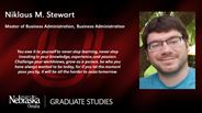 Niklaus M. Stewart - Master of Business Administration - Business Administration 