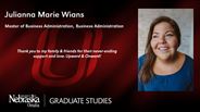 Julianna Marie Wians - Master of Business Administration - Business Administration 