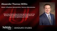 Alexander Thomas Willits - Master of Business Administration - Business Administration 