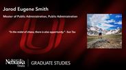 Jarod Eugene Smith - Master of Public Administration - Public Administration 