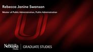 Rebecca Janine Swanson - Master of Public Administration - Public Administration 